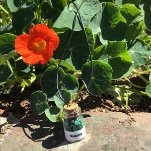 Crystals (Malachite) In A Bottle Mini